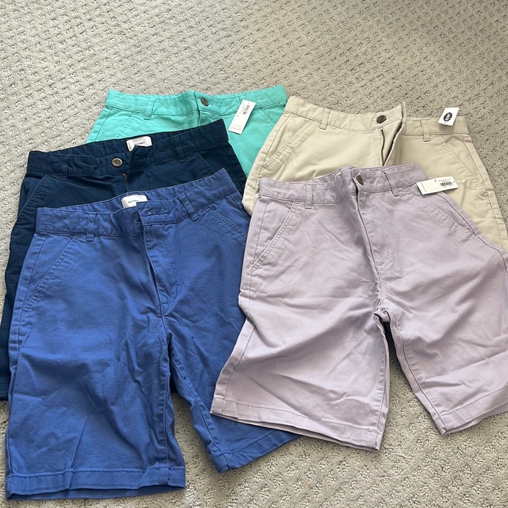 5 pairs of shorts
